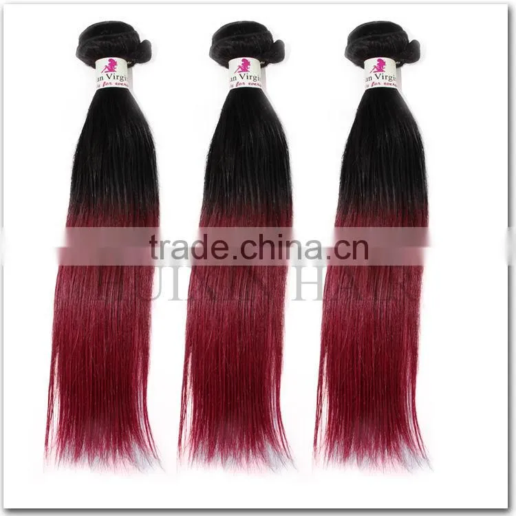 Black & Light Brown Two Tone Human Hair