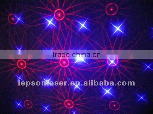 double heads red blue laser stage light