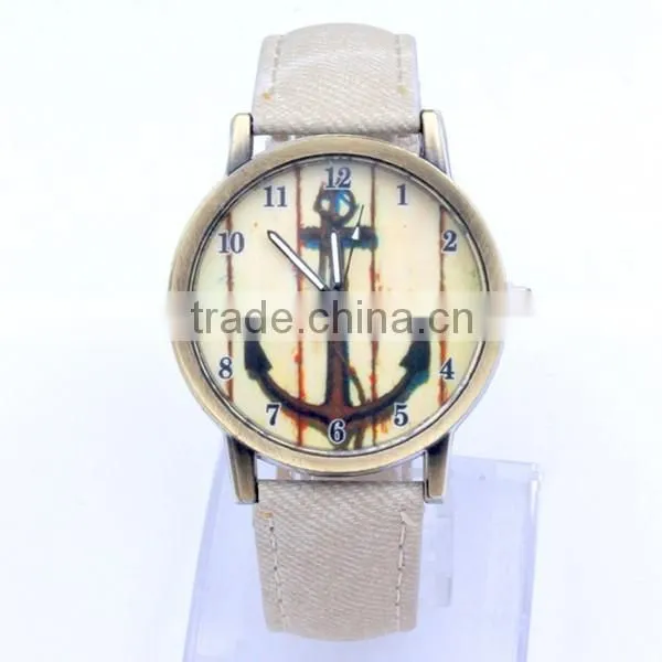 Wholesale Cheapest Price Retro Anchor Watch Design