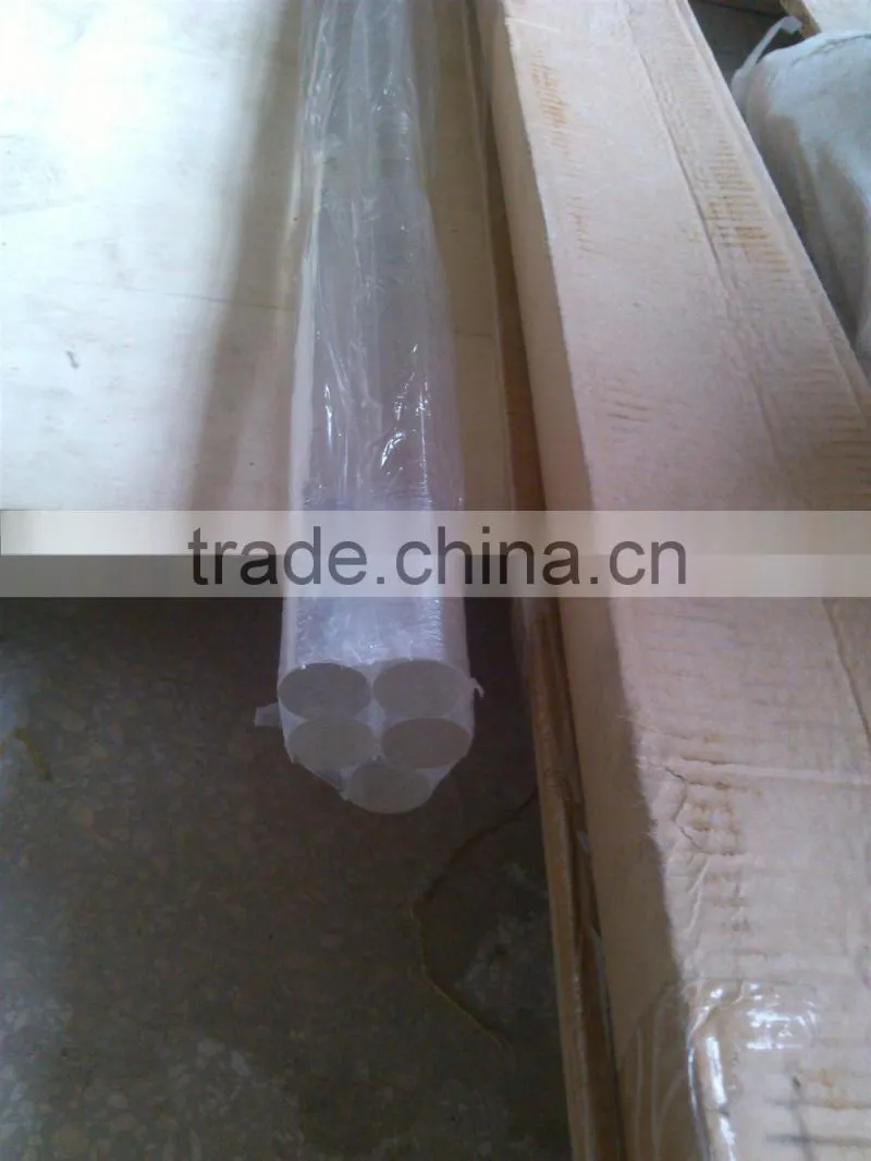 2.4m Round Transparent Acrylic Curtain Pole
