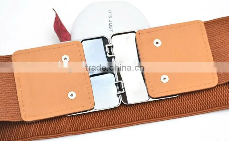 fashion silver metal belt lady fashion belt