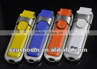 Fashion Leather USB flash memory