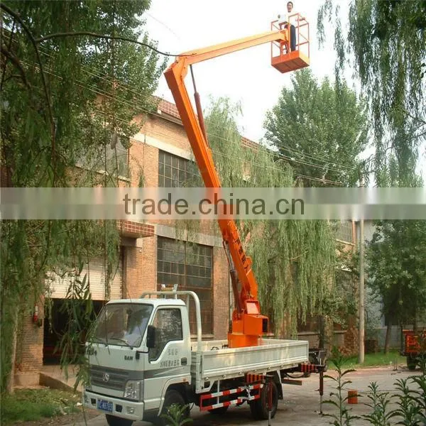 Jinan towable cherry picker for sale vertical lift boom lift
