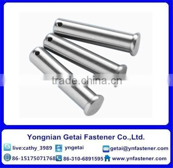 Clevis Pin with Head Carbon Steel Galvanized ISO 2341