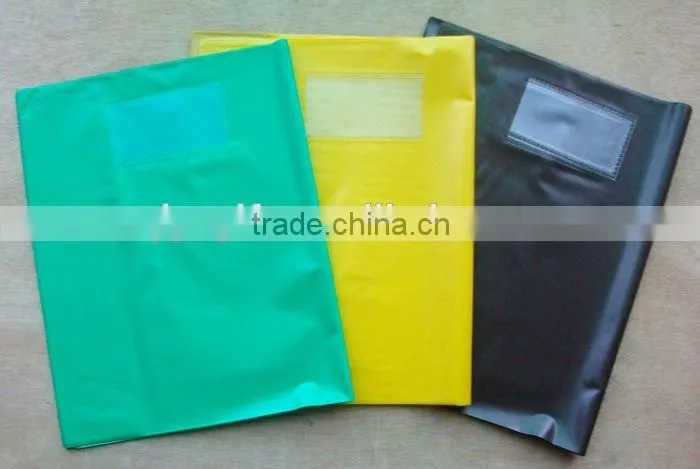 colorful or transparent pvc book cover and cheapest pvc book cover