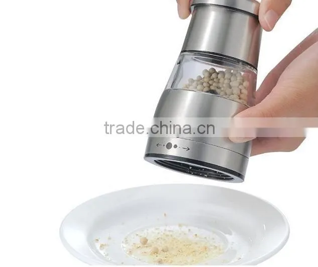 EC026AM stainless steel salt and pepper grinder set,salt and pepper mill