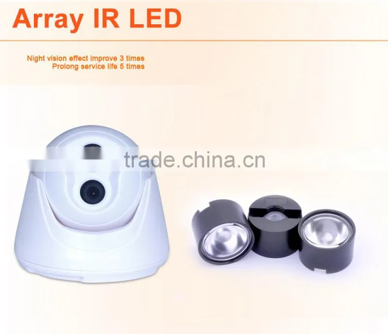Tollar security plastic housing dome hd 720p 1MP Dome Surveillance array LED Camera