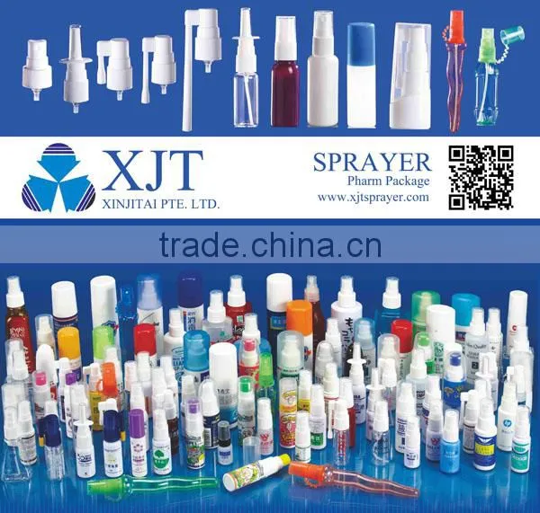 25ml Pharmaceutical PET Throat Spray Bottle, Cosmo Shape, Screw Neck