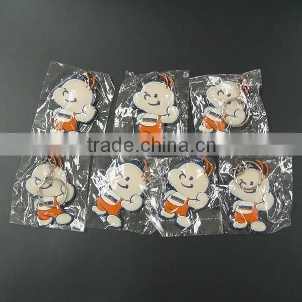 custom 2D Fuwa luggage tag keychain