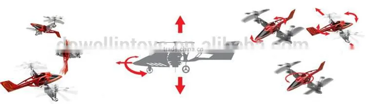 4D Stunt Helicopter 6 Channel RC Helicopter RTF 2.4GHZ Transmitter With Gyro