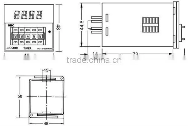 JSS48B Preset digital time relay