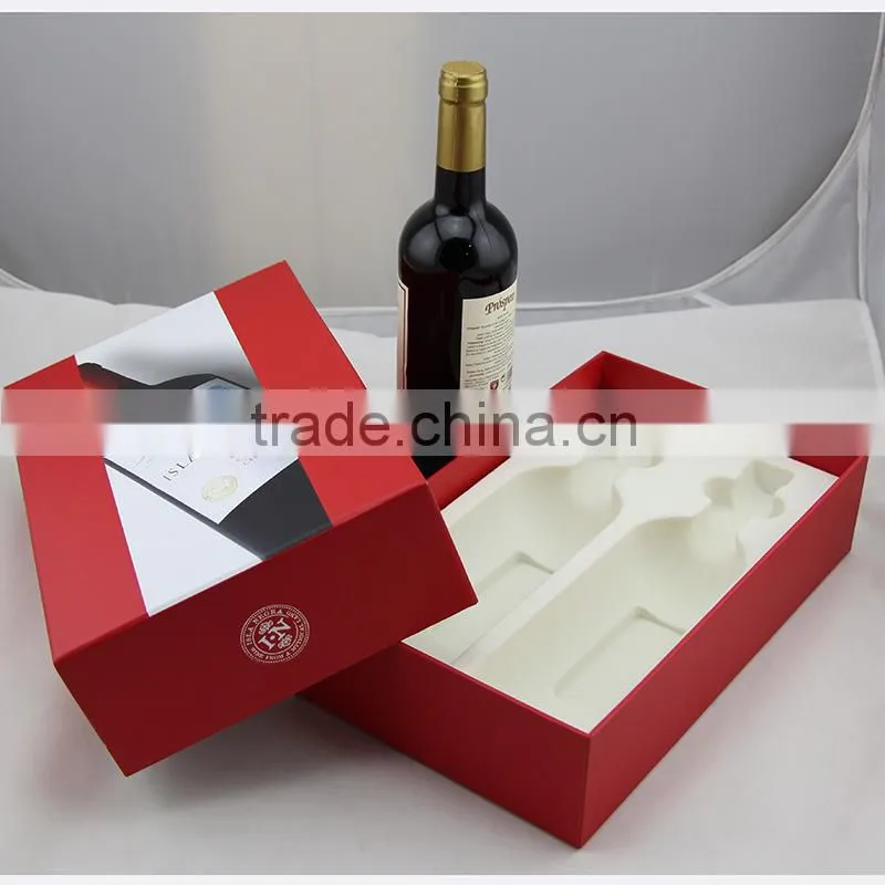 High Grade Fine Paper Wine Package TOP & BOTTOM BOX