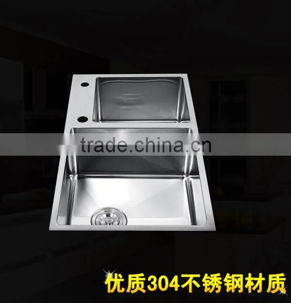 Luxury Foshan Handmade Double Bowl Kitchen Sink