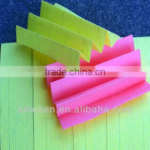 corrugated fuel filter paper