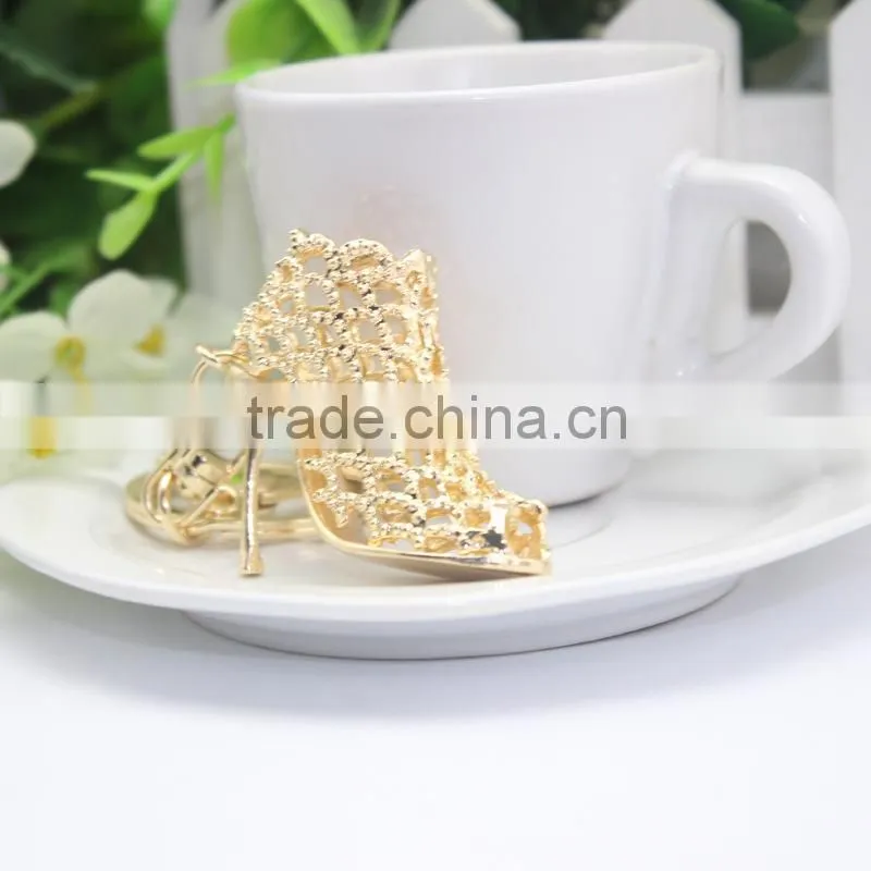 New crystal keychain rhinestone high heel shoes keychain crystal keychain