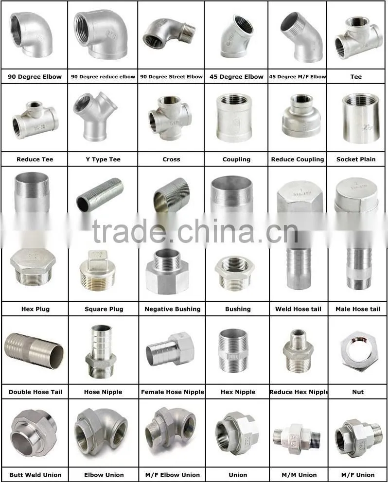 carbon steel/stainless steel butt welding pipe fitting equal cross