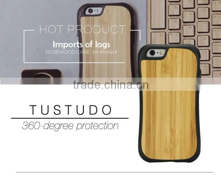 2016 Unique Design for Bamboo Case iPhone,Factory Price Mobile Accessories Laser Engraved Custom Wood OEM for iPhone 6s Case TPU