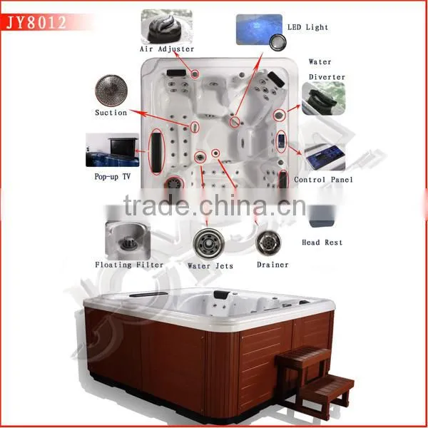 Whirlpool Massage Bubble spa with 2 lying