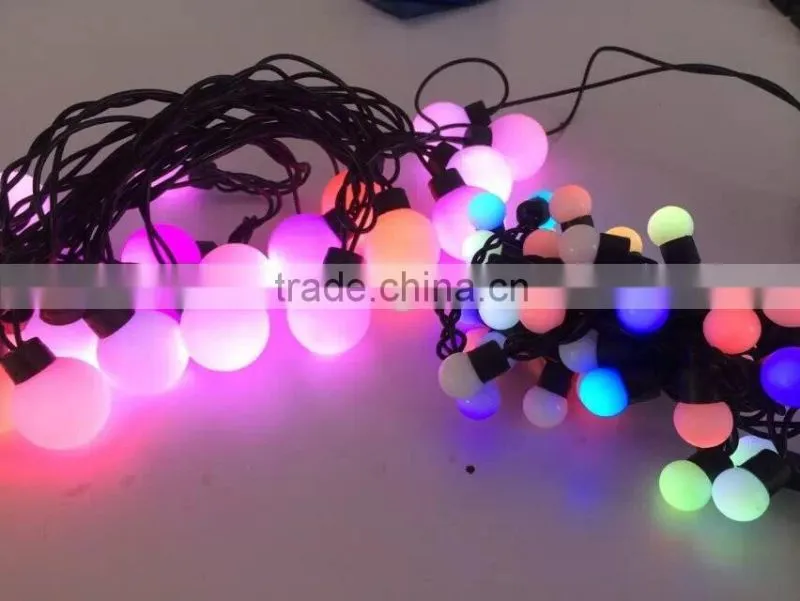 SJ-18-50/ SJ-38-20 auto color change rgb led ball string