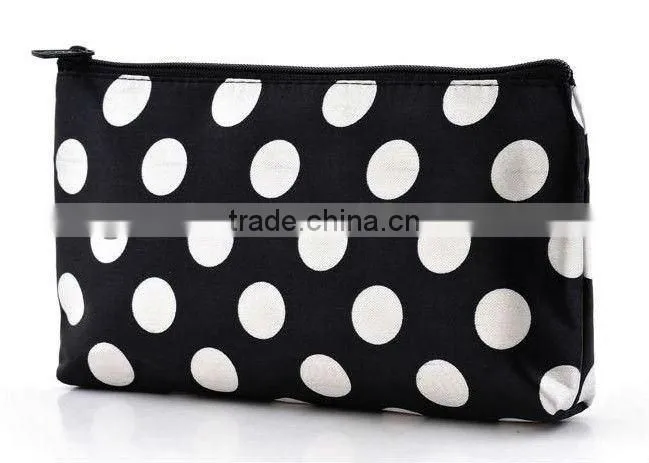 Small PVC cosmetic bag with mirror
