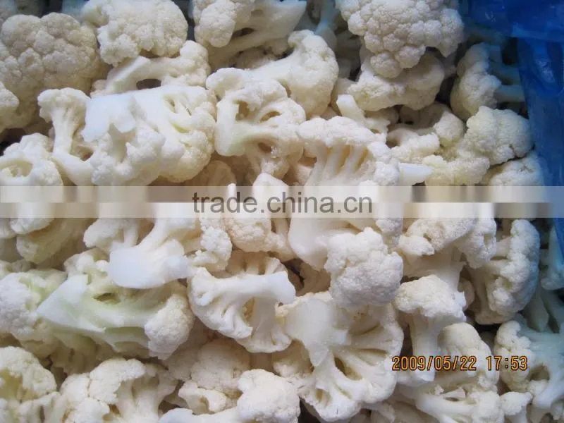 New crop frozen cauliflower