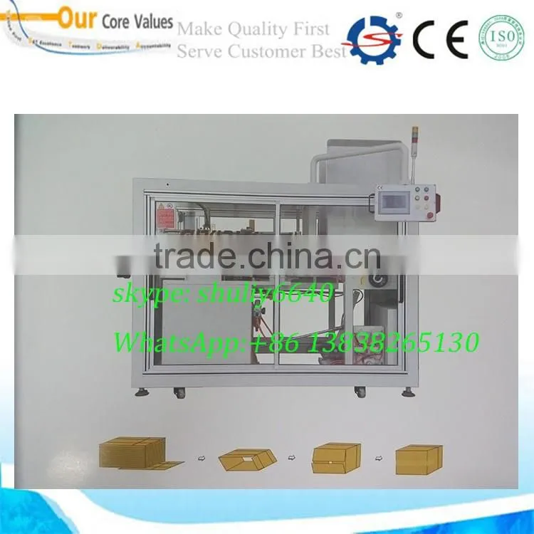 Full automatic carton erecting forming machine with high quality