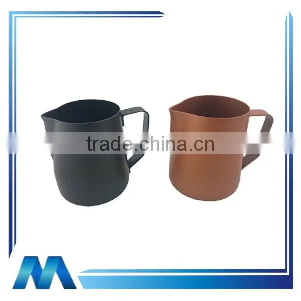 colorful 350ML 600ML 1000ML stainless steel milk jug