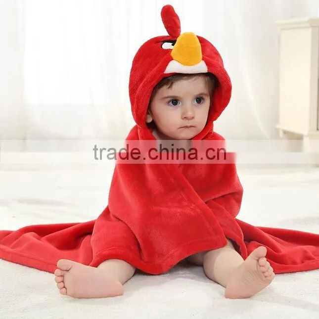 Animal leopar fretted printed bathrobe for kids