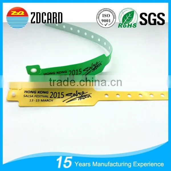 custom disposable rfid wristbands for events