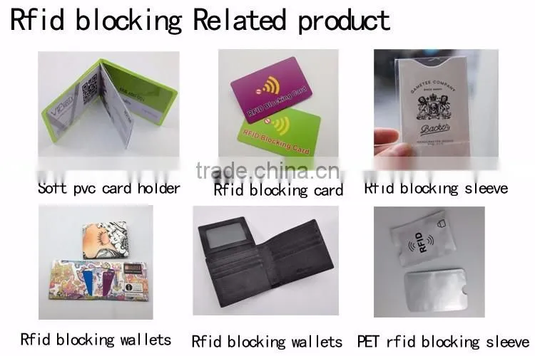 mobile phone protector card holder rfid blocking phone case