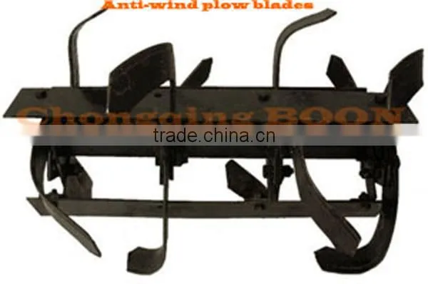 Gear transmission gasoline engine tiller with tine tiller parts blades