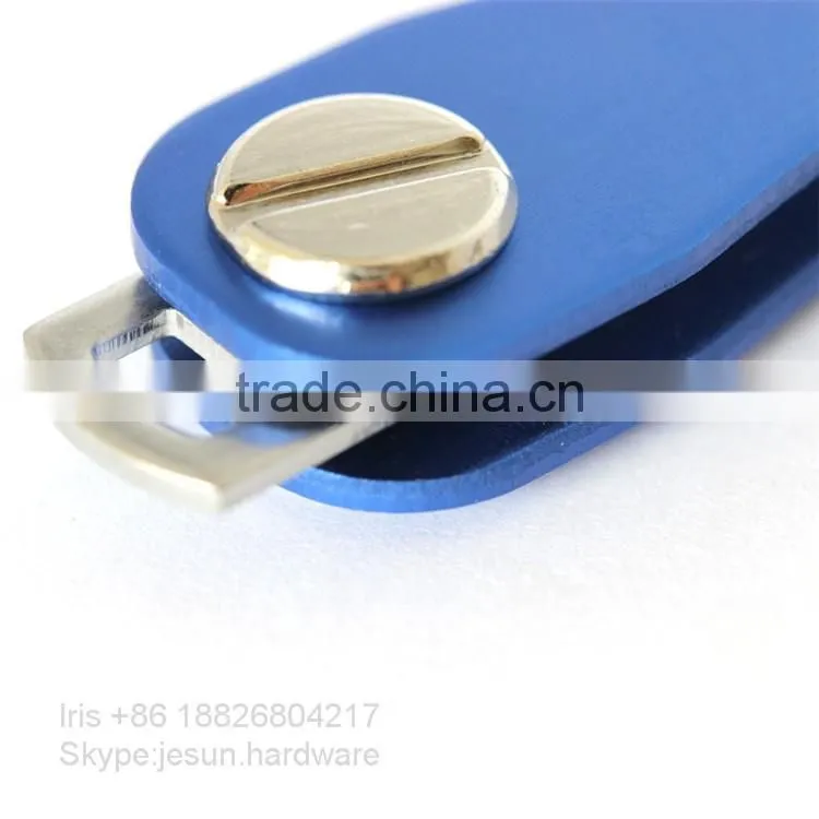 China factory manufacturer producing aluminum compact key holder
