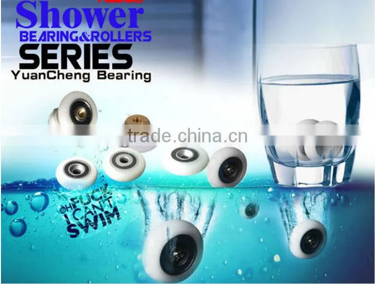 Wholesale aluminum bearing wheels for sliding shower room