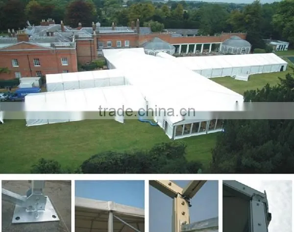 Hot wedding party event military camping roof marquee tent