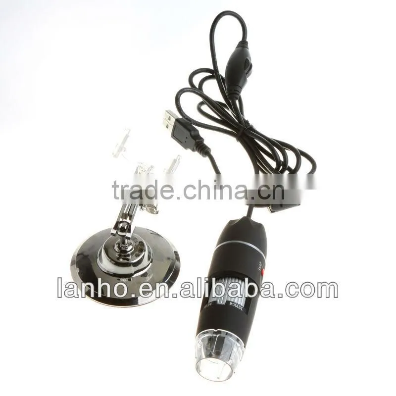 50x to 500x 8 LED USB Digital Microscope Endoscope Video Magnifier Loupe Camera