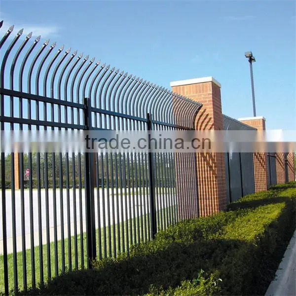 Hepeng high quality low carbon steel wire palisade fence
