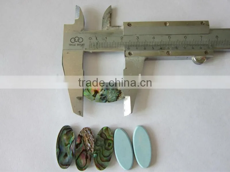 oval shaped abalone buttons for instruments
