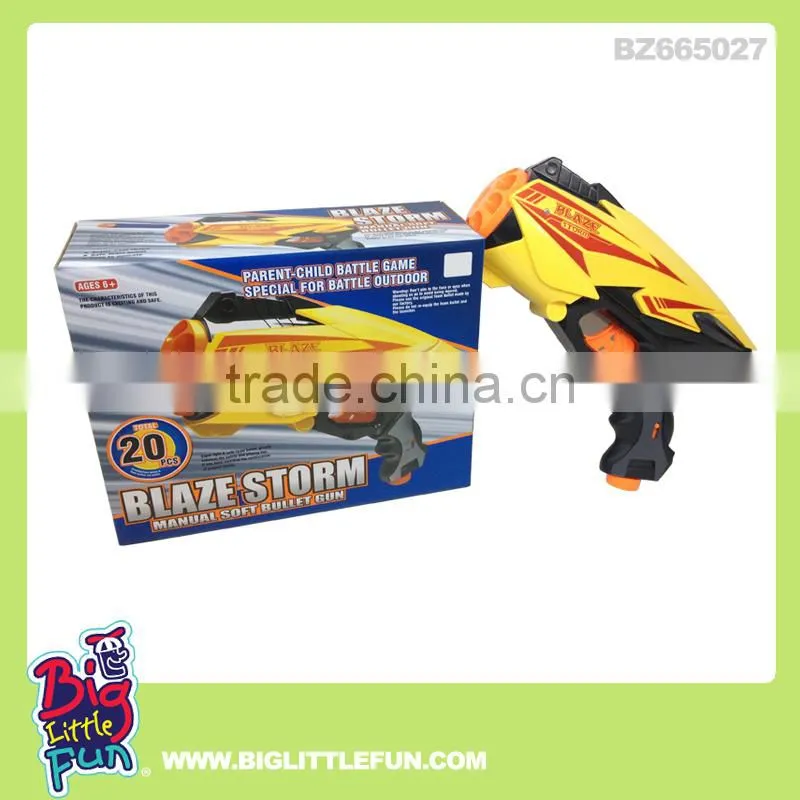 Electric shooting toys gun sniper with 30 soft bullets