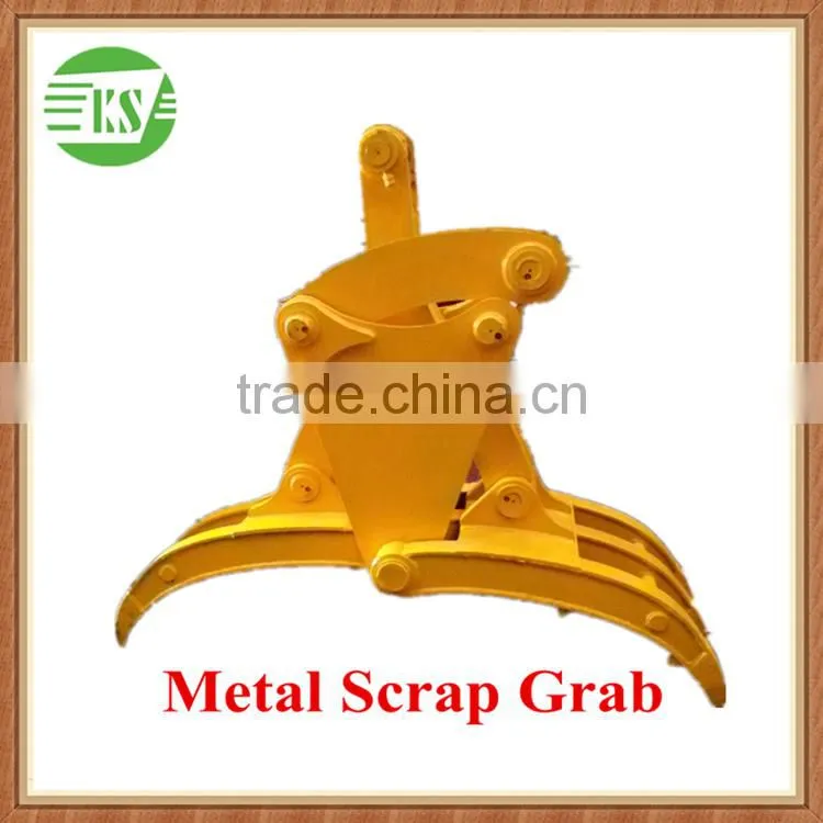 Excavator Hydraulic Scrap Metal Rotating Grab