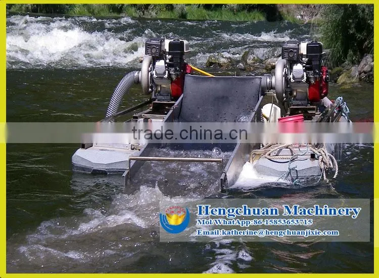 Chinese Small Gold Dredger Boat Portable Mini Gold Dredge Machine