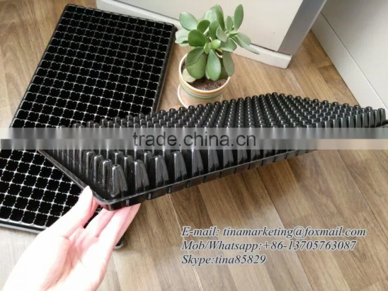 288 Cell Polystyrene Reusable Plastic Seedling Germination Tray, Plant Nursery Seed Cell Plug Tray Cheap Price