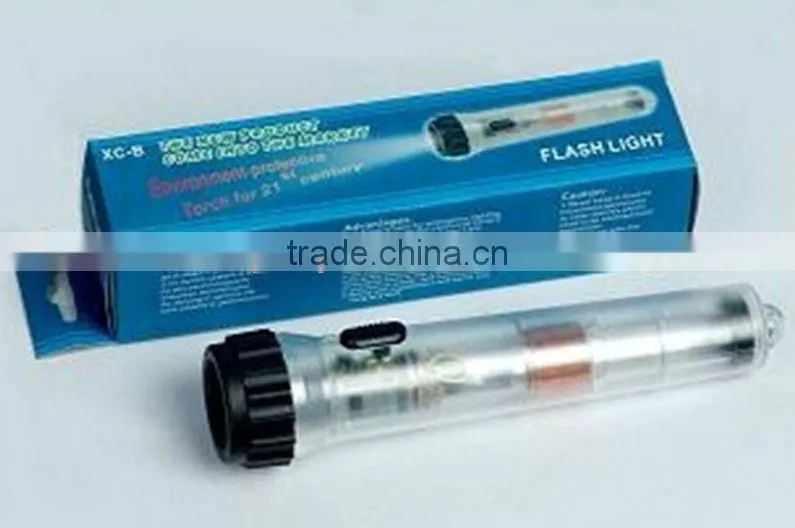 shaking rechargable LED flashlight