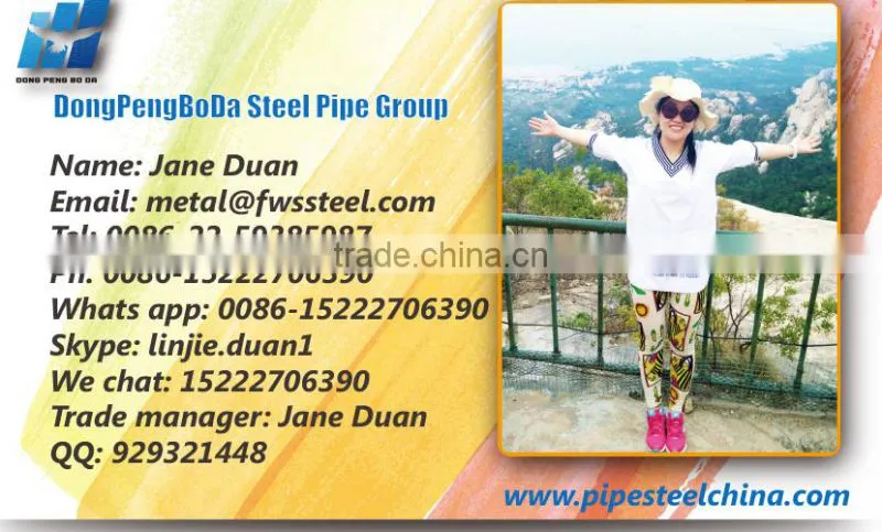 DPBD ASTMA-500 Standard no rust Black Steel Pipe