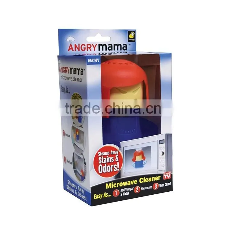 Kitchen Gizmo Microwave Oven Steam Cleaner Angry Mama