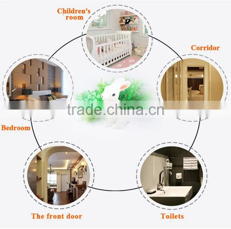 rabbit light happy led night nursery baby light lamp