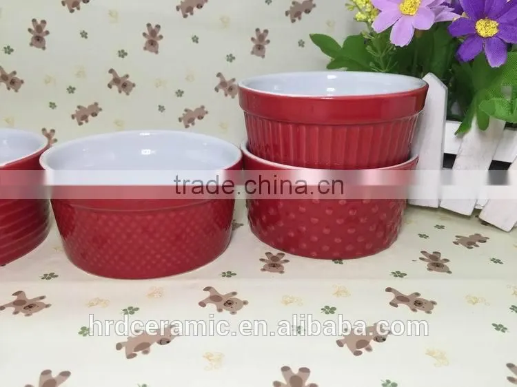 Stocked Wholesale solid color stoneware ice cream bowl