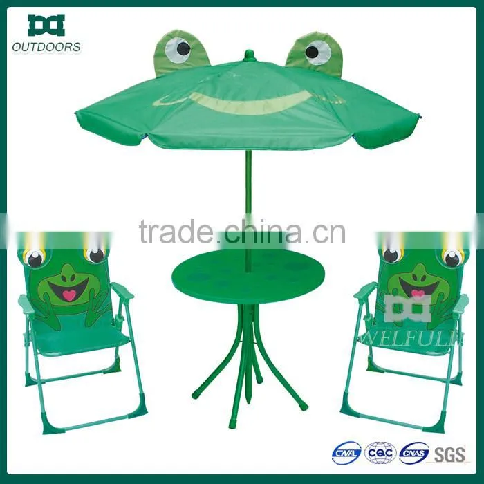 Kids fold up beach table and chair