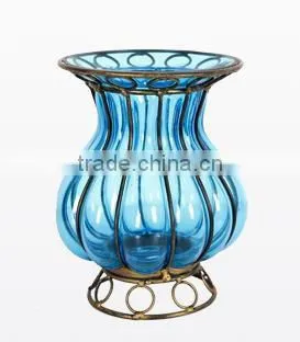 metal vase