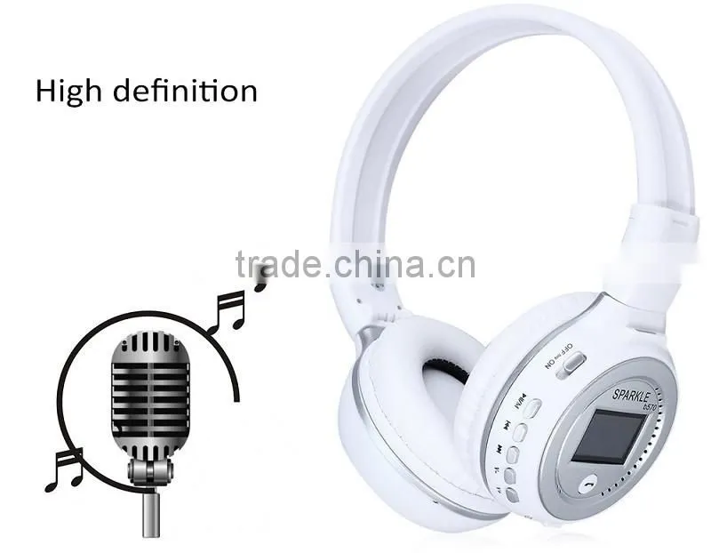 2016 New Design TF cand/FM sport portable V4.0 wireless bluetooth headset
