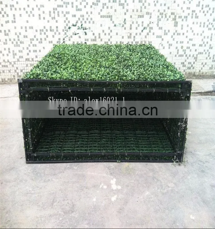 Shengjie artificial plastic garden border hedge fence for outdoor or indoor use